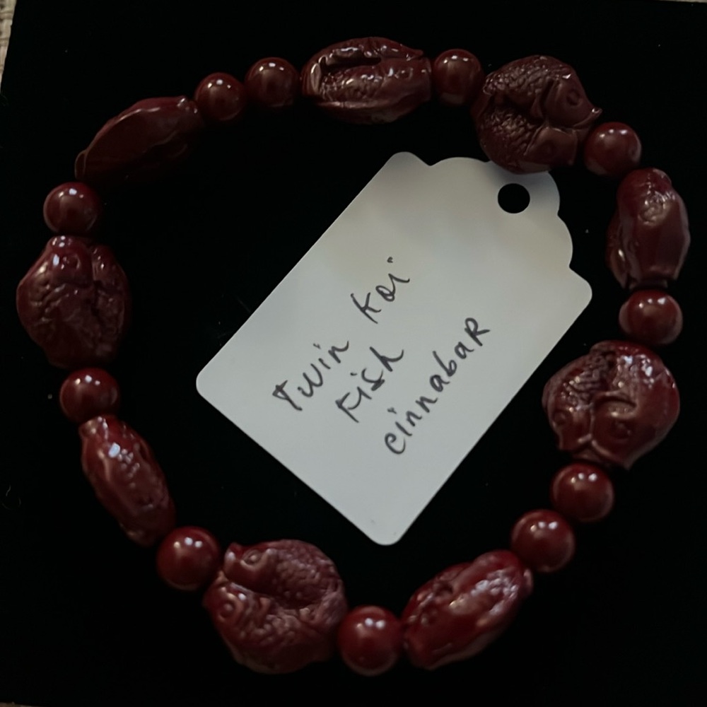 Koi Fish Cinnabar bracelet